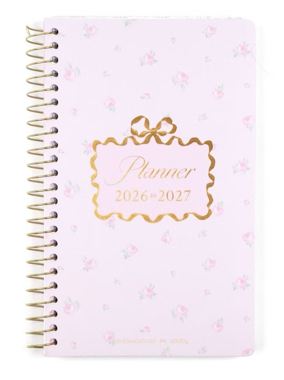 SHIPS DAILY! LoveShackFancy Target Yoobi Monthly Weekly Student Planner 5x8 Pink